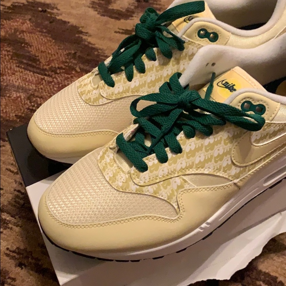 Nike Air Max 1 Premium -Lemonade/Pine Green Yellow